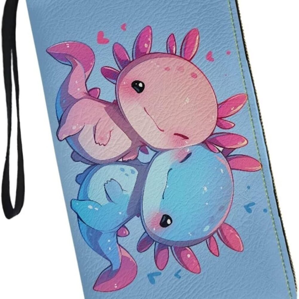 Women's PU Leather Long Wallet Card Holder Clutch Purse Wristlet Gift
